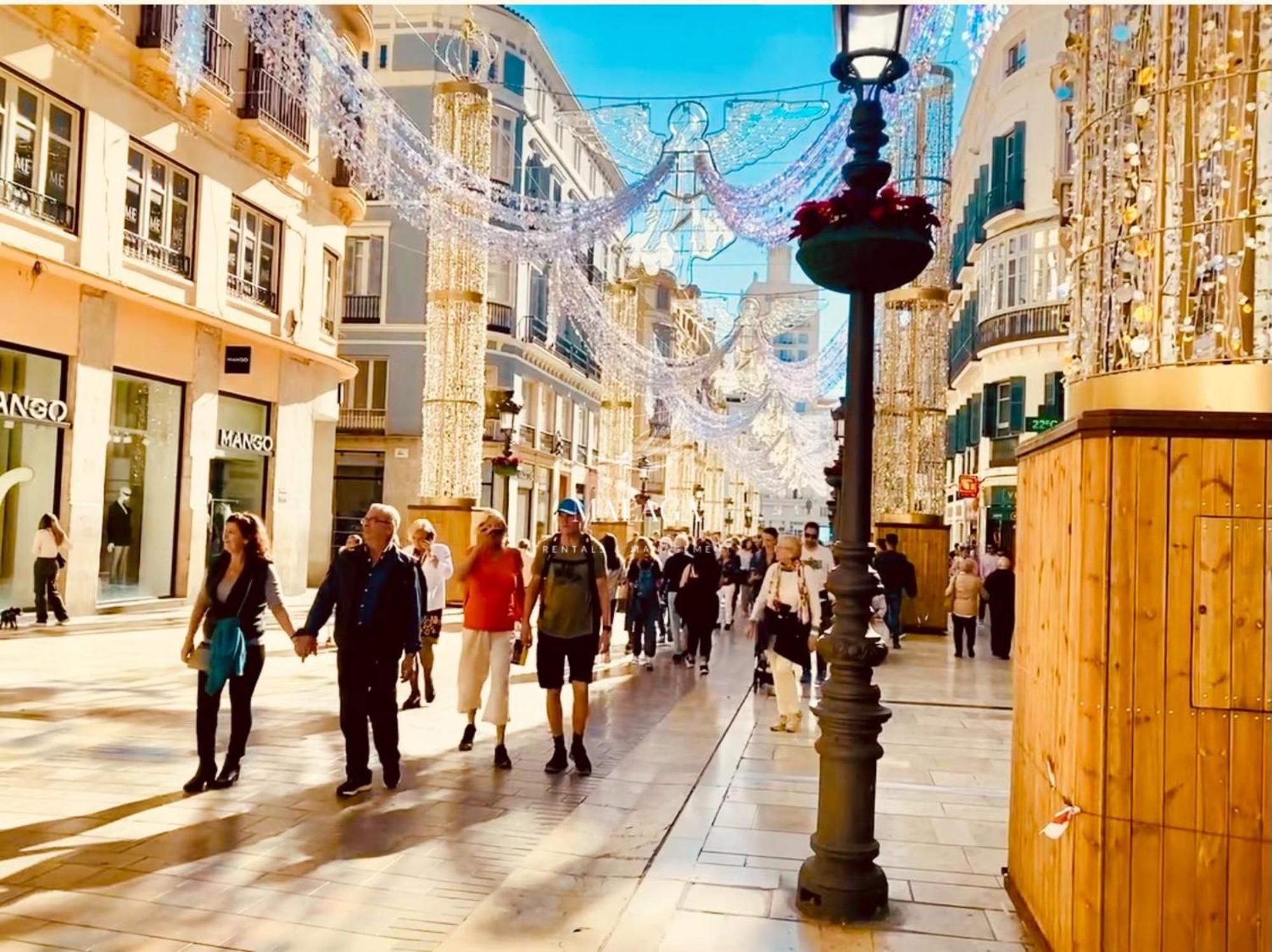 Malaga Centro Historico Leilighet Eksteriør bilde